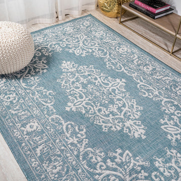 Galon Filigree Indoor/outdoor Area Rug